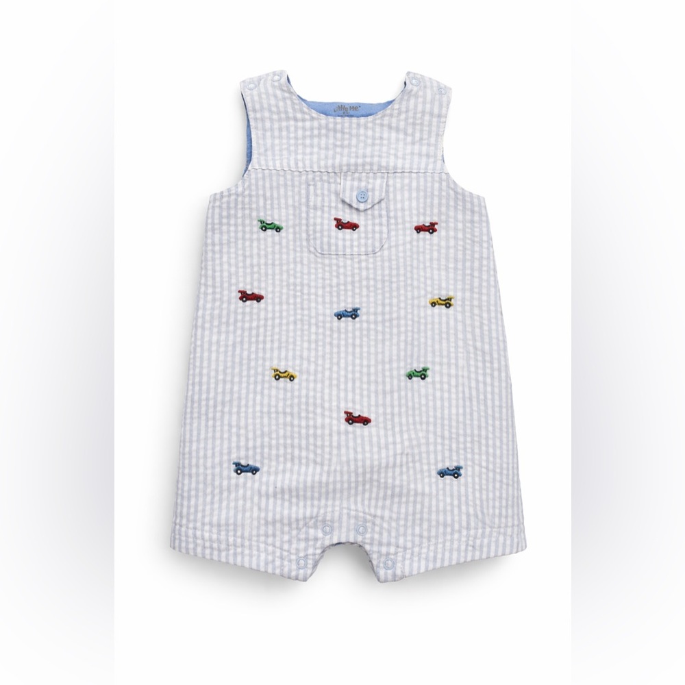6 Months - Little Me Race Car Outfit Set  🚙 🩵✨